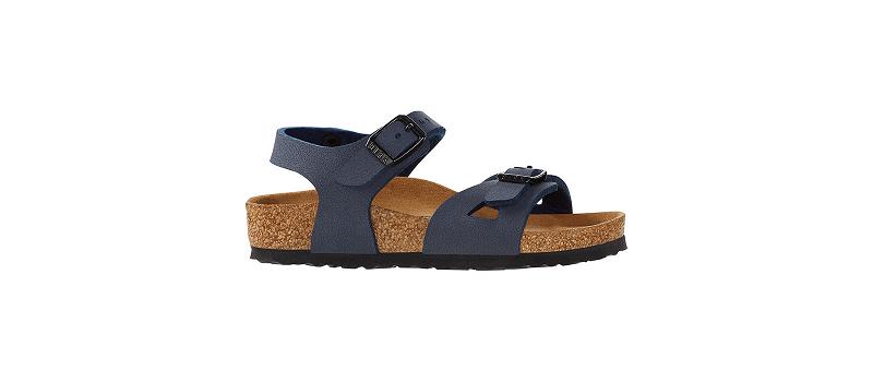 Birkenstock Birkibuc Regular Rio Børn Mørkeblå | DK 129FDN